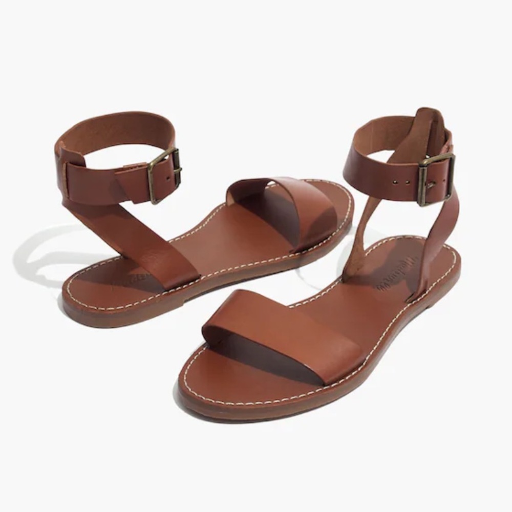 Madewell Boardwalk Ankle Strap Sandals